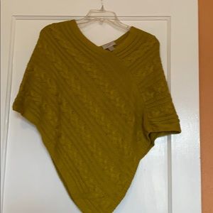 Chartreuse Loft Sweater/shawl